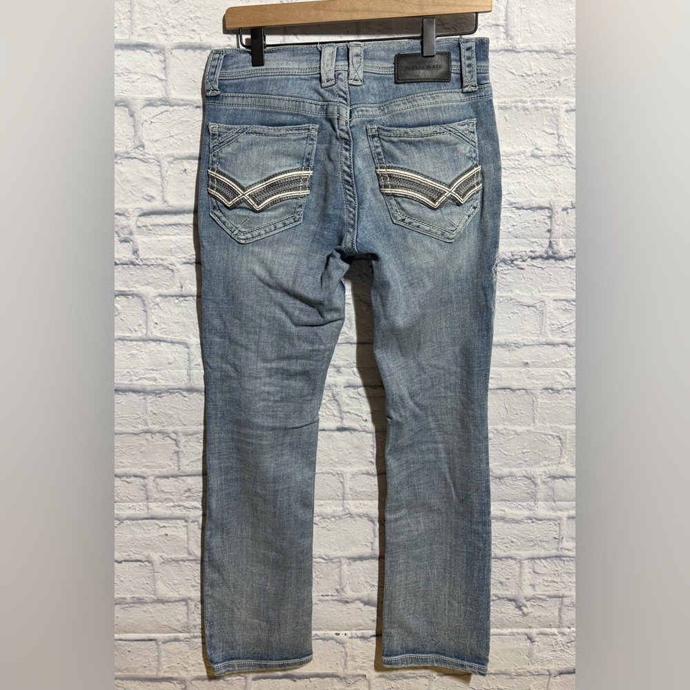 BKE Three Light Blue Men's Slim Fit Straight Leg Jeans, Size 28x30 - Picture 4 of 12